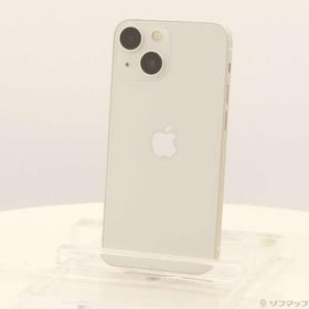 〔中古〕Apple(アップル) iPhone13 mini 128GB スターライト MLJE3J／A SIMフリー〔262-ud〕