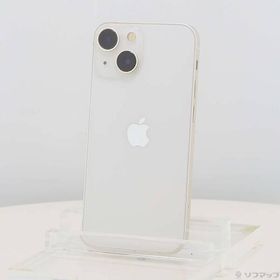 〔中古〕Apple(アップル) iPhone13 mini 128GB スターライト MLJE3J／A SIMフリー〔258-ud〕