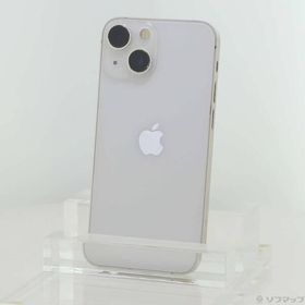〔中古〕Apple(アップル) iPhone13 mini 128GB スターライト MLJE3J／A SIMフリー〔352-ud〕