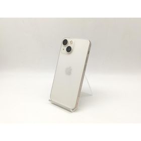 【中古】Apple au 【SIMフリー】 iPhone 13 mini 128GB スターライト MLJE3J/A【横浜】保証期間１ヶ月【ランクC】