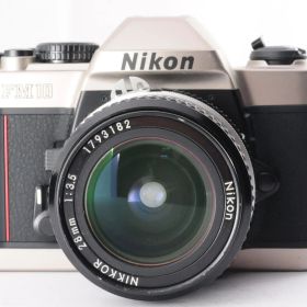 ニコン Nikon FM10 一眼レフカメラ Nikon Ai 28mm F3.5 35ｍｍフイルム