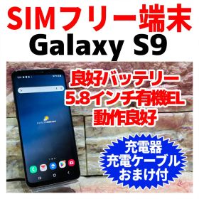 SIMフリー Galaxy S9 64GB チタニウムグレー 電池良好