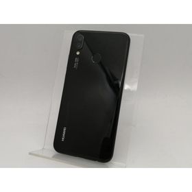 【中古】Huawei UQmobile 【SIMフリー】 HUAWEI P20 lite ミッドナイトブラック 4GB 32GB ANE-LX2J(HWU34)【なんば】保証期間１ヶ月【ランクC】