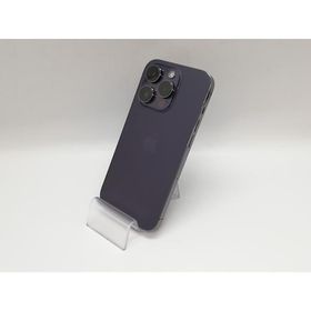 【中古】Apple 国内版 【SIMフリー】 iPhone 14 Pro 256GB ディープパープル MQ1E3J/A【アリオ倉敷】保証期間１ヶ月【ランクC】