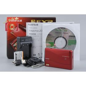 【中古】FUJIFILM 富士フイルム FINEPIX Z700EXR レッド コンパクトデジタルカメラ 元箱付き