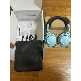 オーディオテクニカ(audio-technica)の【超美品・完品】限定色 ATH-M50xBT2 アイスブルー(ヘッドフォン/イヤフォン)