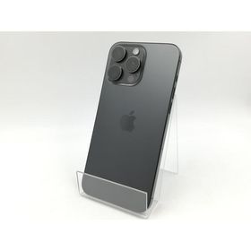【中古】Apple SoftBank 【SIMフリー】 iPhone 15 Pro Max 1TB ブラックチタニウム MU6Y3J/A【柏】保証期間１ヶ月【ランクC】