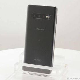 〔中古〕SAMSUNG(サムスン) GALAXY S10 128GB プリズムブラック SC-03L docomoロック解除SIMフリー〔295-ud〕