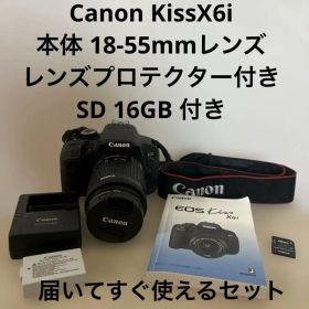Canon EOS Kiss X6i 一眼レフセット SDカード付 動作確認済