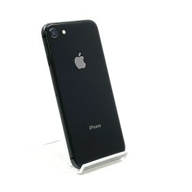 【全額返金保証】【最速発送】 iPhone 8 64GB ブラック au SIMフリー 白ロム 美品 動作確認済 89%
