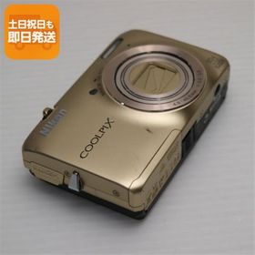 良品中古 COOLPIX S6300 エレガントゴールド 即日発送 デジカメ Nikon デジタルカメラ 本体 あすつく 土日祝発送OK