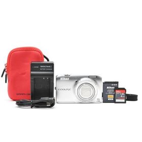 ＜良品＞ Nikon COOLPIX S6300 クリスタルシルバー｜デジタルカメラ｜動作良好｜外観非常に綺麗｜液晶黄変あり