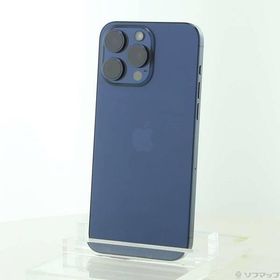 〔中古〕Apple(アップル) iPhone15 Pro Max 256GB ブルーチタニウム MU6T3J／A SIMフリー〔262-ud〕