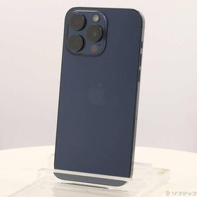 〔中古〕Apple(アップル) iPhone15 Pro Max 256GB ブルーチタニウム MU6T3J／A SIMフリー〔348-ud〕