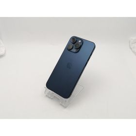 【中古】Apple 国内版 【SIMフリー】 iPhone 15 Pro Max 256GB ブルーチタニウム MU6T3J/A【ECセンター】保証期間１ヶ月【ランクA】