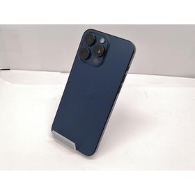 【中古】Apple 国内版 【SIMフリー】 iPhone 15 Pro Max 256GB ブルーチタニウム MU6T3J/A【新宿東口】保証期間１ヶ月【ランクB】