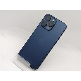 【中古】Apple 国内版 【SIMフリー】 iPhone 15 Pro Max 256GB ブルーチタニウム MU6T3J/A【新宿東口】保証期間１ヶ月【ランクB】