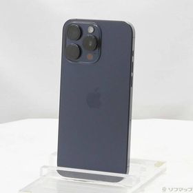 〔中古〕Apple(アップル) iPhone15 Pro Max 256GB ブルーチタニウム MU6T3J／A SIMフリー〔196-ud〕
