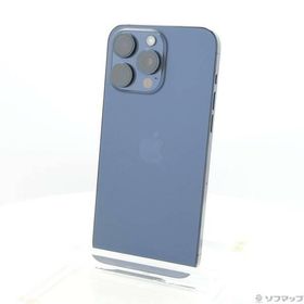 〔中古〕Apple(アップル) iPhone15 Pro Max 256GB ブルーチタニウム NU6T3J／A SIMフリー〔377-ud〕