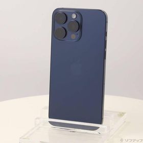 〔中古〕Apple(アップル) iPhone15 Pro Max 256GB ブルーチタニウム MU6T3J／A SIMフリー〔377-ud〕