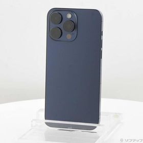 〔中古〕Apple(アップル) iPhone15 Pro Max 256GB ブルーチタニウム MU6T3J／A SIMフリー〔198-ud〕