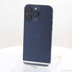 〔中古〕Apple(アップル) iPhone15 Pro Max 256GB ブルーチタニウム MU6T3J／A SIMフリー〔276-ud〕
