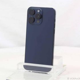 〔中古〕Apple(アップル) iPhone15 Pro Max 256GB ブルーチタニウム MU6T3J／A SIMフリー〔349-ud〕