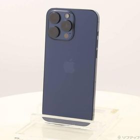 〔中古〕Apple(アップル) iPhone15 Pro Max 256GB ブルーチタニウム MU6T3J／A SIMフリー〔297-ud〕