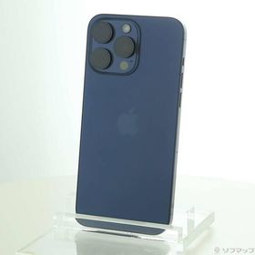 〔中古〕Apple(アップル) iPhone15 Pro Max 256GB ブルーチタニウム MU6T3J／A SIMフリー〔305-ud〕