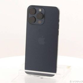 〔中古〕Apple(アップル) iPhone15 Pro Max 256GB ブルーチタニウム MU6T3J／A SIMフリー〔269-ud〕