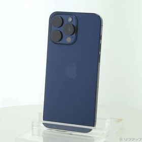 〔中古〕Apple(アップル) iPhone15 Pro Max 256GB ブルーチタニウム MU6T3J／A SIMフリー〔198-ud〕
