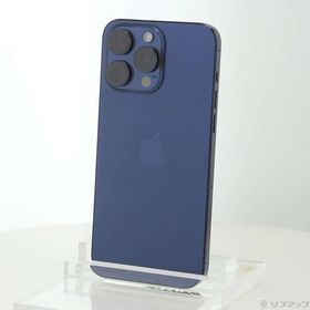 〔中古〕Apple(アップル) iPhone15 Pro Max 256GB ブルーチタニウム MU6T3J／A SIMフリー〔198-ud〕