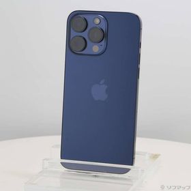 〔中古〕Apple(アップル) iPhone15 Pro Max 256GB ブルーチタニウム MU6T3J／A SIMフリー〔269-ud〕