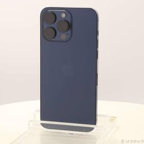 〔中古〕Apple(アップル) iPhone15 Pro Max 256GB ブルーチタニウム MU6T3J／A SIMフリー〔377-ud〕