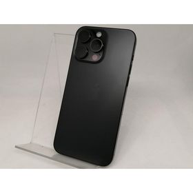 【中古】Apple SoftBank 【SIMフリー】 iPhone 15 Pro Max 512GB ブラックチタニウム MU6U3J/A【日本橋3】保証期間１ヶ月【ランクB】
