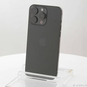 〔中古〕Apple(アップル) iPhone15 Pro Max 512GB ブラックチタニウム MU6U3J／A SIMフリー〔198-ud〕