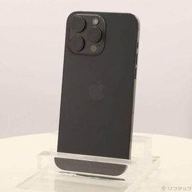 〔中古〕Apple(アップル) iPhone15 Pro Max 512GB ブラックチタニウム MU6U3J／A SIMフリー〔297-ud〕