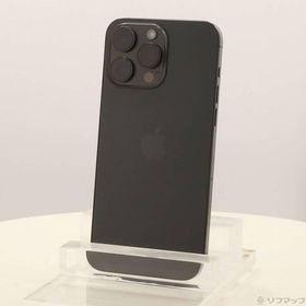 〔中古〕Apple(アップル) iPhone15 Pro Max 512GB ブラックチタニウム MU6U3J／A SIMフリー〔377-ud〕