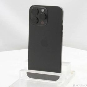 〔中古〕Apple(アップル) iPhone15 Pro Max 512GB ブラックチタニウム MU6U3J／A SIMフリー〔198-ud〕