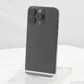 〔中古〕Apple(アップル) iPhone15 Pro Max 512GB ブラックチタニウム MU6U3J／A SIMフリー〔348-ud〕