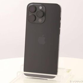 〔中古〕Apple(アップル) iPhone15 Pro Max 512GB ブラックチタニウム MU6U3J／A SIMフリー〔377-ud〕