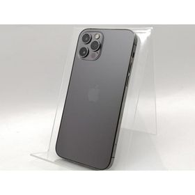 【中古】Apple SoftBank 【SIMロック解除済み】 iPhone 12 Pro 128GB グラファイト MGM53J/A【津田沼】保証期間１ヶ月【ランクC】
