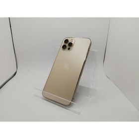 【中古】Apple au 【SIMロック解除済み】 iPhone 12 Pro 256GB ゴールド MGMC3J/A【川崎駅前】保証期間１ヶ月【ランクC】