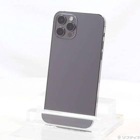 〔中古〕Apple(アップル) iPhone12 Pro 128GB グラファイト MGM53J／A SIMフリー〔247-ud〕