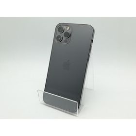 【中古】Apple SoftBank 【SIMロック解除済み】 iPhone 12 Pro 128GB グラファイト MGM53J/A【柏】保証期間１ヶ月【ランクB】