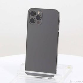〔中古〕Apple(アップル) iPhone12 Pro 128GB グラファイト MGM53J／A SIMフリー〔368-ud〕