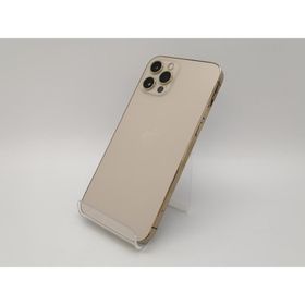 【中古】Apple SoftBank 【SIMロック解除済み】 iPhone 12 Pro 256GB ゴールド MGMC3J/A【三宮センター】保証期間１週間【ランクC】