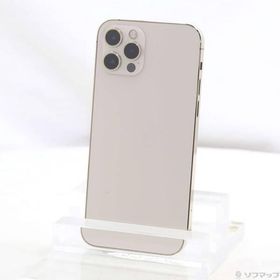 〔中古〕Apple(アップル) iPhone12 Pro 256GB ゴールド MGMC3J／A SIMフリー 〔ネットワーク利用制限▲〕〔258-ud〕