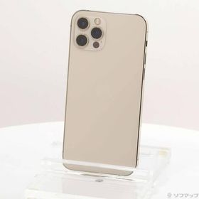 〔中古〕Apple(アップル) iPhone12 Pro 256GB ゴールド MGMC3J／A SIMフリー〔371-ud〕