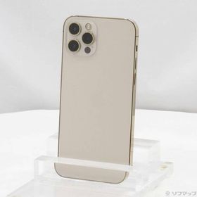 〔中古〕Apple(アップル) iPhone12 Pro 256GB ゴールド MGMC3J／A SIMフリー〔368-ud〕